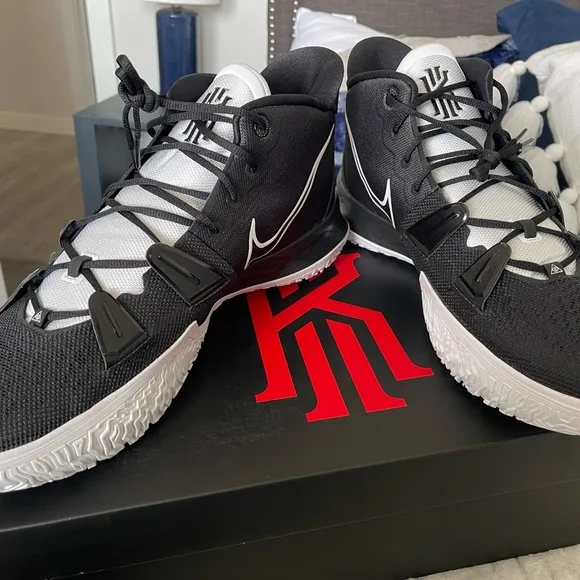 Nike kyrie 7 TB promo black and white basketball shoes men’s size 18