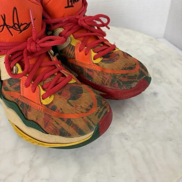 Nike Kyrie Infinity 1 World 1 People Basketball Shoes Orange DO9614-800 Size 3.5
