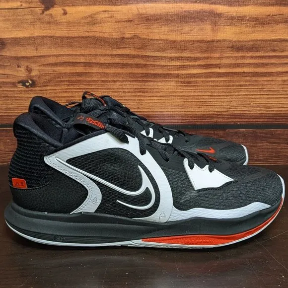 Nike Kyrie Low 5 Dominoes Men's 13 Black White Chile Red shoes DJ6012-001