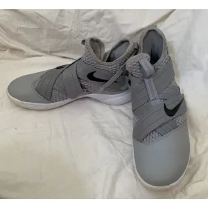 Nike Lebron Soldier XII TB Zoom Mens Size 7 Grey Basketball Shoes AT3872-002