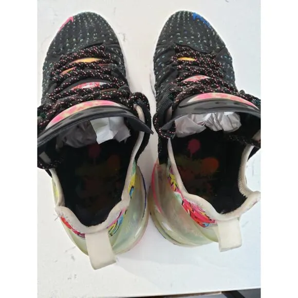 Nike LeBron XVlll 18 James Gang basketball Blk/pink blast athletic sneakers