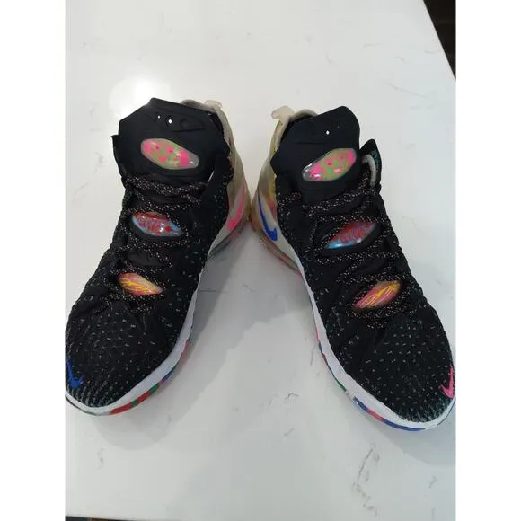 Nike LeBron XVlll 18 James Gang basketball Blk/pink blast athletic sneakers