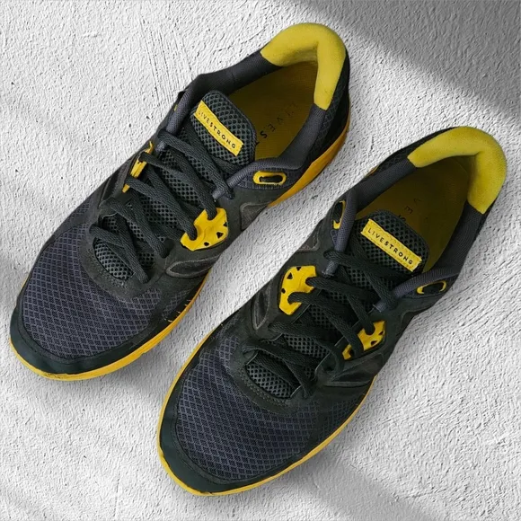 Nike Livestrong Lunarlon Atlethic Men 454515-070Size: 11.5 Gray,Yellow