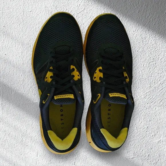 Nike Livestrong Lunarlon Atlethic Men 454515-070Size: 11.5 Gray,Yellow