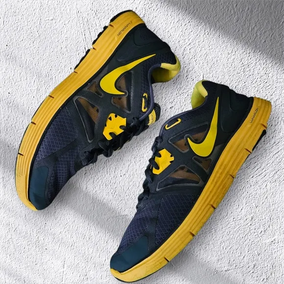 Nike Livestrong Lunarlon Atlethic Men 454515-070Size: 11.5 Gray,Yellow