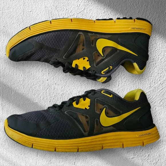 Nike Livestrong Lunarlon Atlethic Men 454515-070Size: 11.5 Gray,Yellow