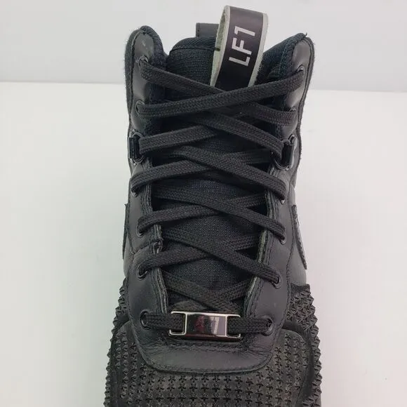 Nike Lunar Force 1 Youth Size 5Y Womens Sz 6.5 Black Gum Duckboot Sneaker Shoes