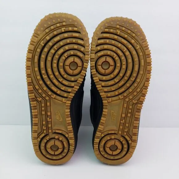 Nike Lunar Force 1 Youth Size 5Y Womens Sz 6.5 Black Gum Duckboot Sneaker Shoes