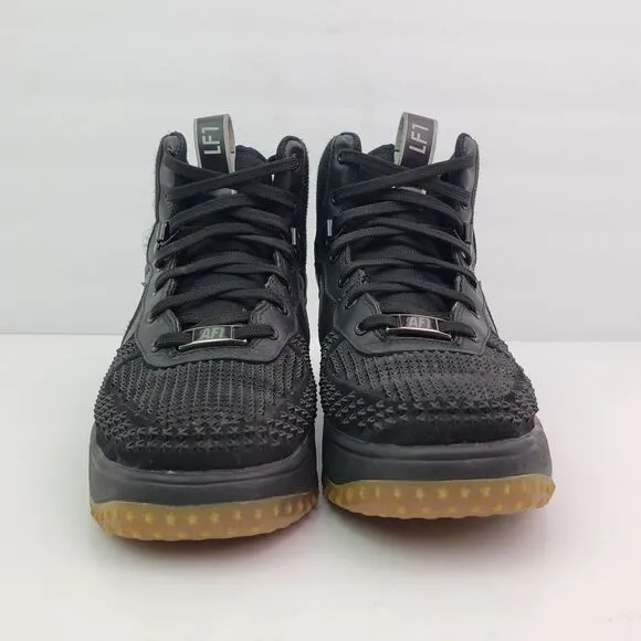 Nike Lunar Force 1 Youth Size 5Y Womens Sz 6.5 Black Gum Duckboot Sneaker Shoes