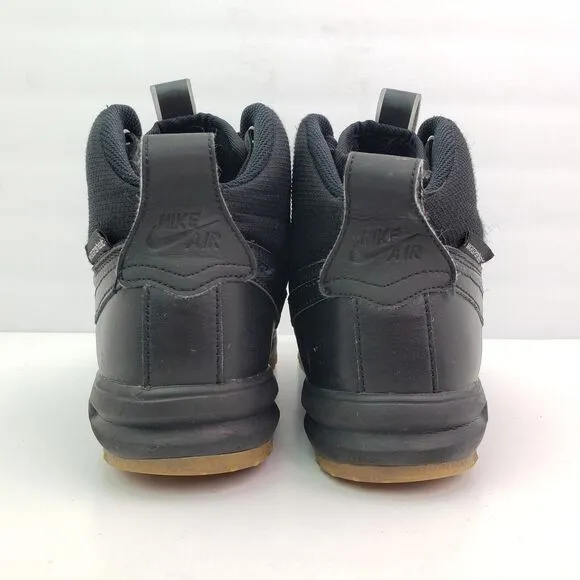 Nike Lunar Force 1 Youth Size 5Y Womens Sz 6.5 Black Gum Duckboot Sneaker Shoes