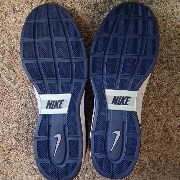 Nike Men's Blue and White Athletic Shoes