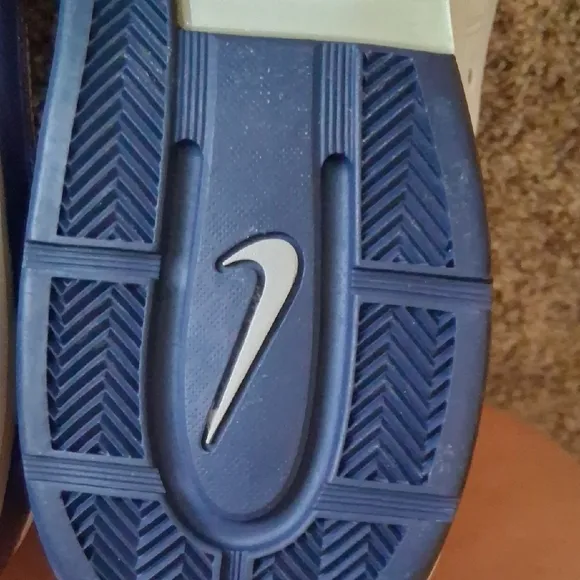 Nike Men's Blue and White Athletic Shoes