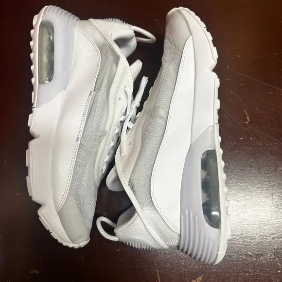 Nike Mens Gray White Air Max 2090 BV997-100 Athletic Running Shoes Size US 12
