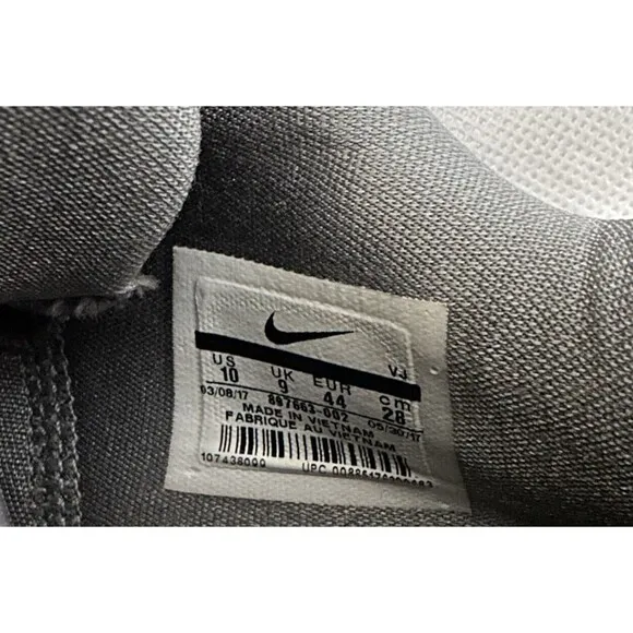 Nike Men’s Hyperdunk Low Gray Basketball Sneaker  Shoes Size 10 897663-002