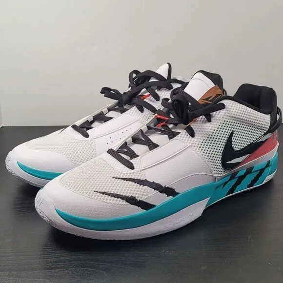 Nike Men's JA 1 Reverse Scratch White‎ Turbo Basketball Shoes Size 18