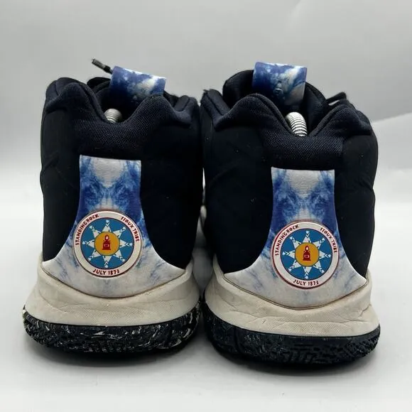 Nike Mens Kyrie 4 N7 Standing Rock Navy Blue Shoes 2018 AT0320-400 Size 10