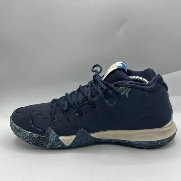 Nike Mens Kyrie 4 N7 Standing Rock Navy Blue Shoes 2018 AT0320-400 Size 10