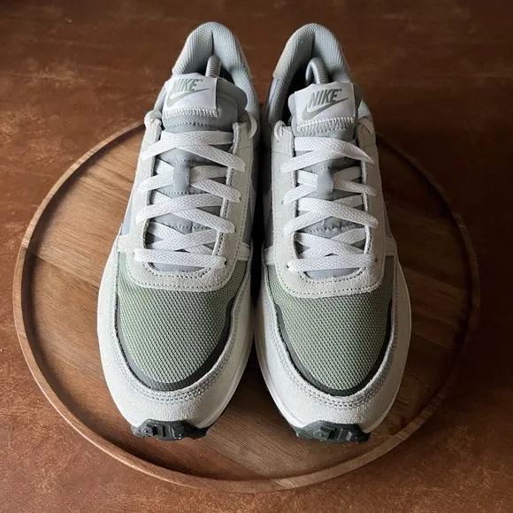 Nike Men's Waffle Nav Suede Jade Horizon Green Comfort Sneakers Shoes Size 10.5