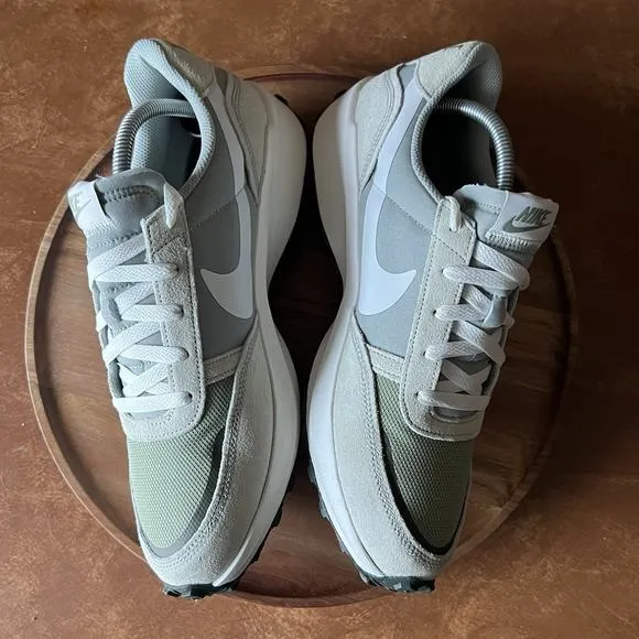 Nike Men's Waffle Nav Suede Jade Horizon Green Comfort Sneakers Shoes Size 10.5