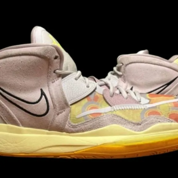 Nike Multicolor Athletic Shoes with Yellow Soles Size 9