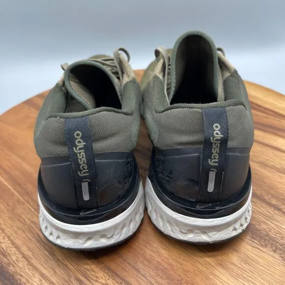 Nike Odyssey React Shoes Mens Size 11 Olive Black Running Road Trainers Comfort