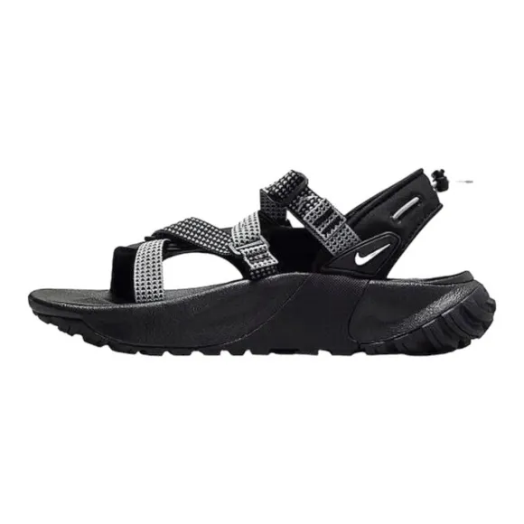 Nike Oneonta Next to Nature Sandals Black &amp; White Size 8