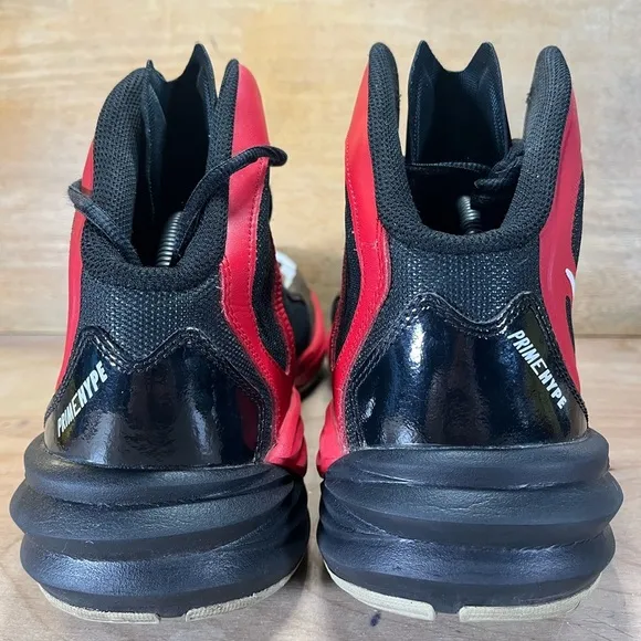 Nike Prime Hype DF Mens Size 12 Basketball Shoes Sneakers Black Red 683705-006
