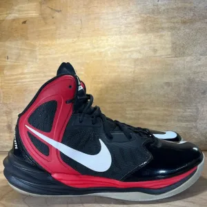 Nike Prime Hype DF Mens Size 12 Basketball Shoes Sneakers Black Red 683705-006