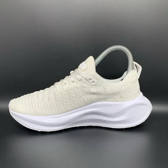 Nike Reactx Infinity RN 4 Triple White Running Shoes DR2670-103 Women's Sz 6