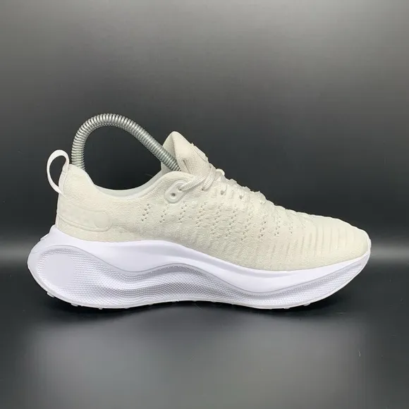 Nike Reactx Infinity RN 4 Triple White Running Shoes DR2670-103 Women's Sz 6