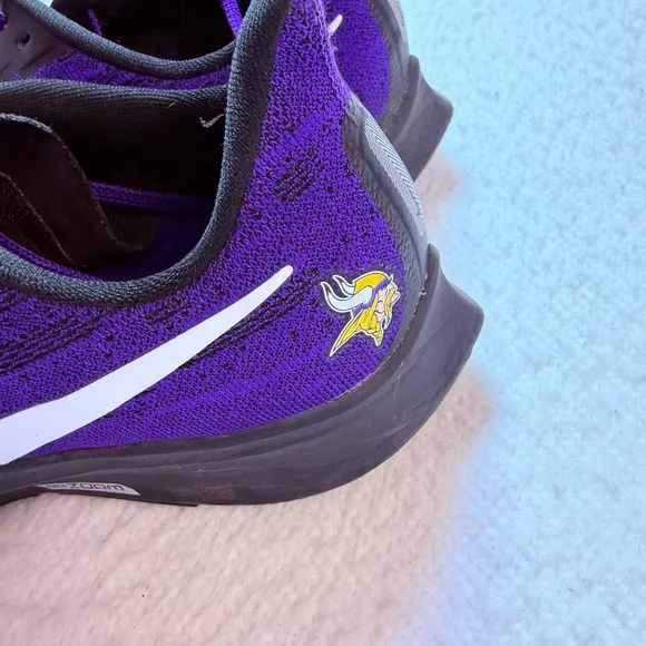 Nike Running Womens Shoes 9.5 Minnesota Vikings Edition Purple Athletic Sneakers