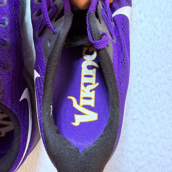 Nike Running Womens Shoes 9.5 Minnesota Vikings Edition Purple Athletic Sneakers