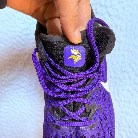 Nike Running Womens Shoes 9.5 Minnesota Vikings Edition Purple Athletic Sneakers