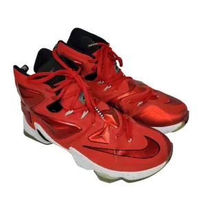 Nike Shoes Mens Sz 8.5 LeBron XIII Sports Basketball 807219-610 University Shoe