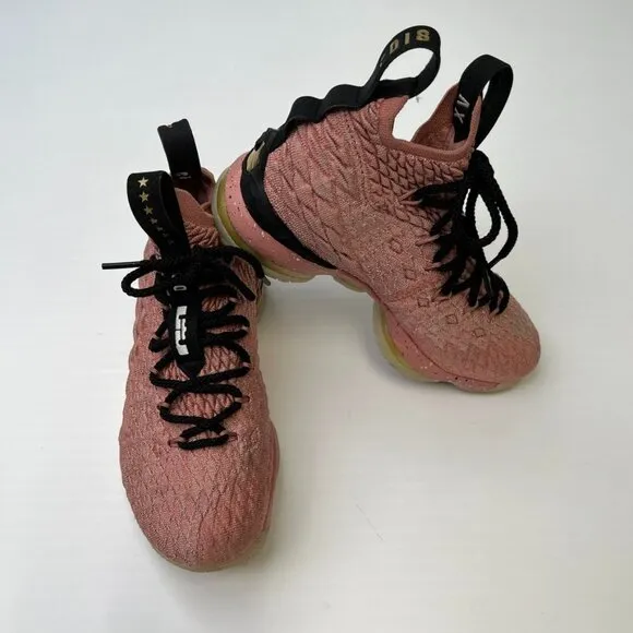 Nike Sneaker Girl 4Y Youth LeBron Hollywood 2018 All Star XV Lace Shoe Core Go