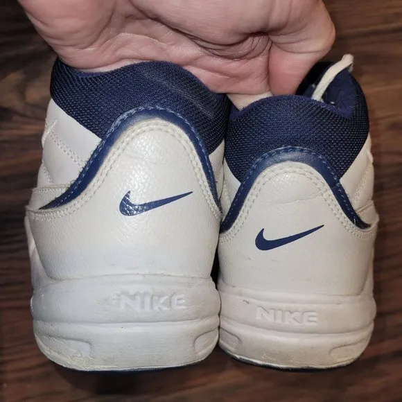 Nike the Overplay III Midnight Navy and White Basketball Shoes Men's size 7