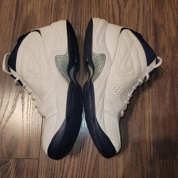 Nike the Overplay III Midnight Navy and White Basketball Shoes Men's size 7