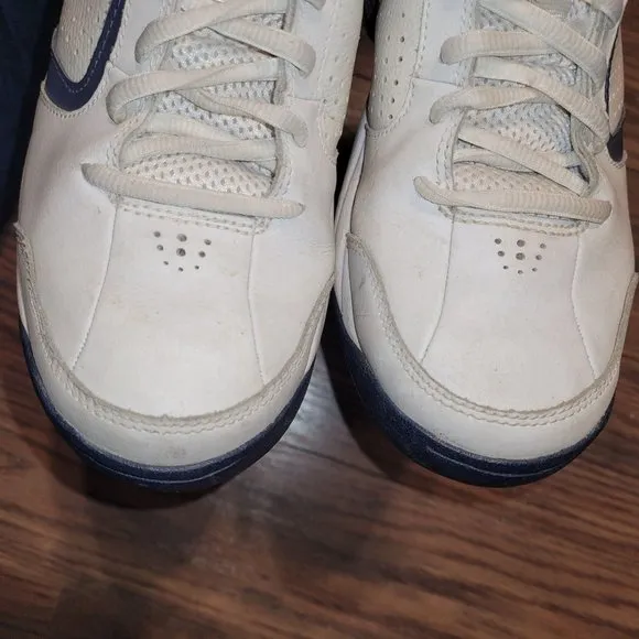 Nike the Overplay III Midnight Navy and White Basketball Shoes Men's size 7