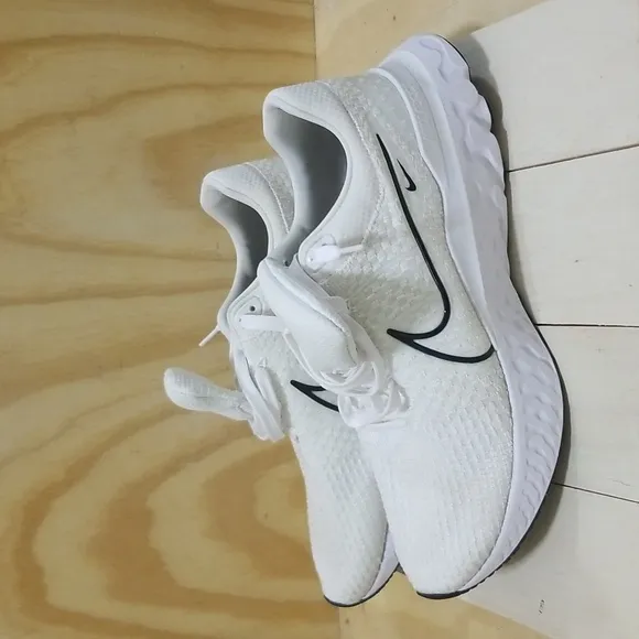 Nike W React Infinity Run FK 3 TB White Black Shoes Men's size 13