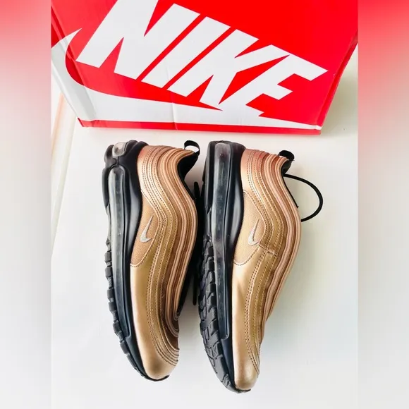 Nike wmns Air Max 97 “Copper”, limited edition, sz 8. Resale value $213 