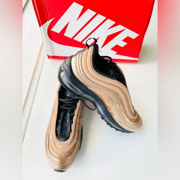 Nike wmns Air Max 97 “Copper”, limited edition, sz 8. Resale value $213 
