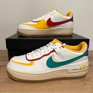 Nike Women’s Air Force 1 Shadow “Summit White Neptune Green” Sneakers NWT