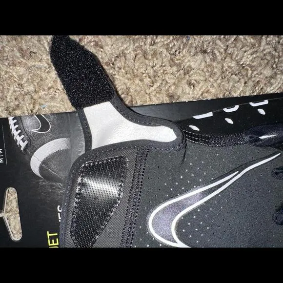 Nike Youth Vapor Jet Wide Receiver Gloves Black