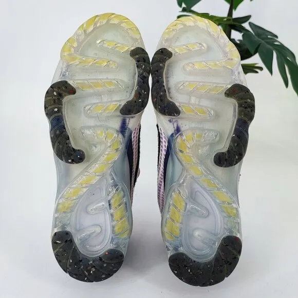 Nike Youth Vapormax Air Max Flyknit White Mesh Sneakers Shoes Size 4Y