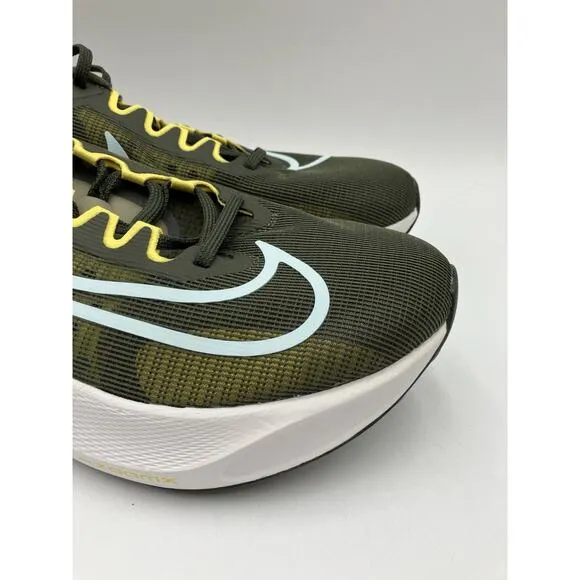 Nike ZOOM FLY 5 Men's LIGHTLY USED Running Shoes Green US Size 12 MEDIUM