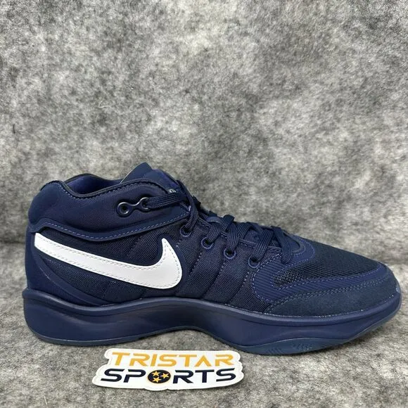 Nike Zoom GT Hustle 2 TB Basketball Shoes Mens Size 7 Navy White DX9190-401