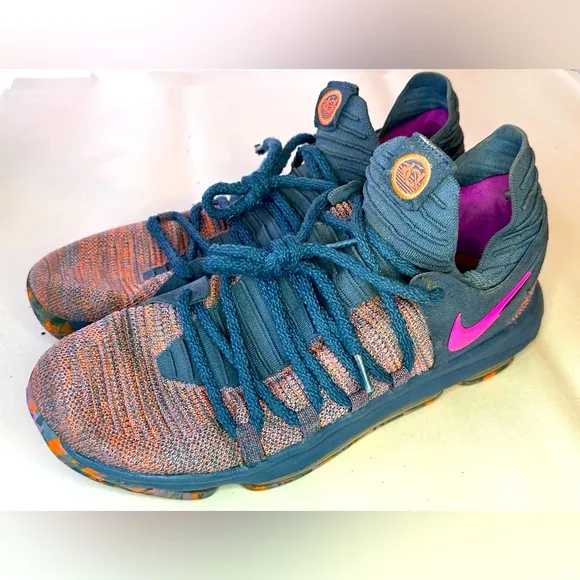 Nike Zoom KD 10 X All Star ASG Basketball Shoes Men's 11 - 897817-400 -