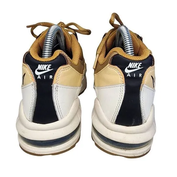Nike Boys Girls Shoes, Nike Air Max 95 (GS) Wheat/Beige/Tan Running Sneakers, 6Y