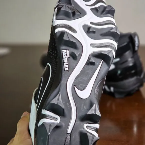 Nike Force Trout 7 Keystone Black White Baaeball Cleats Size 13 Shoes CT0831 005