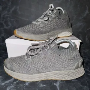 Nobull Diamond Mesh Runner Gray Athletic Walking Shoes Sneakers Women’s Size 8.5